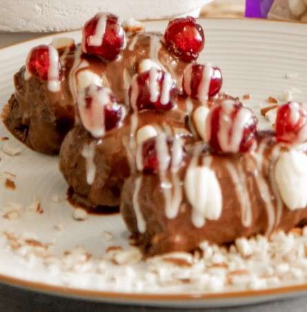 Fruit & Nut Truffle Log